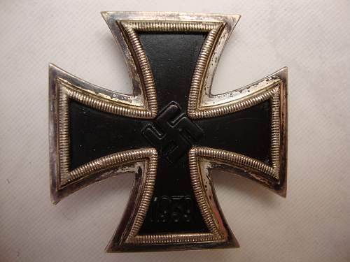 Eisernes Kreuz 1st Klasse.