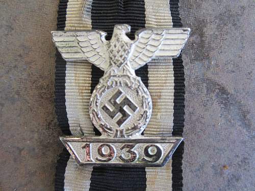 1939 Spange zum Eisernen Kreuzes 2er Klasse 1914 - 1939 Clasp to the Iron Cross 2nd Class 1914.