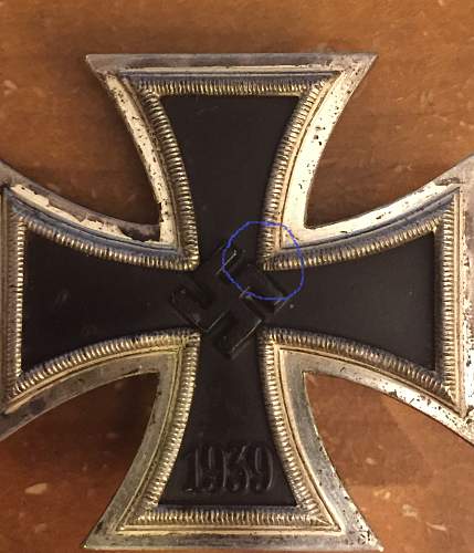 Eisernes Kreuz 1. Klasse L55 Rudolf Waechtler &amp; Lange, Mittweida
