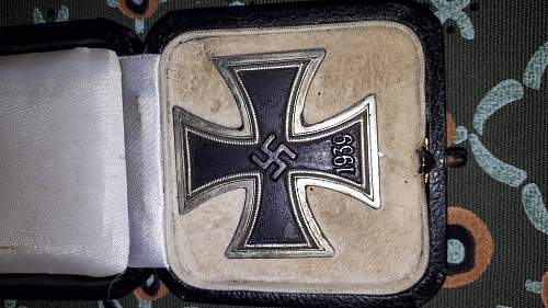 Eisernes Kreuz 1. Klasse fake or real?