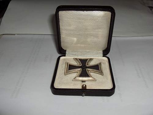 Eisernes Kreuz I. klasse with case - but no serial