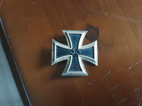 Eisernes Kreuz 1. Klasse maker.?