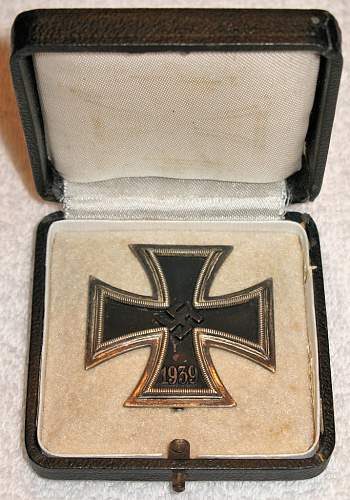 Eisernes Kreuz I. klasse with case - but no serial