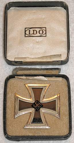 Eisernes Kreuz I. klasse with case - but no serial