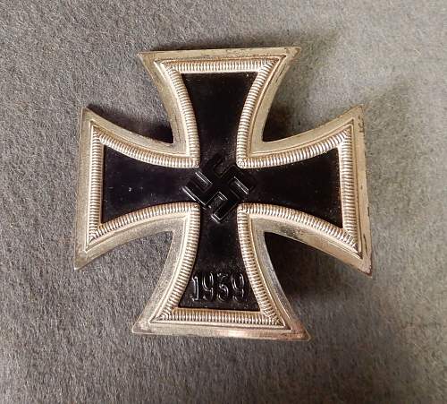 Eisernes Kreuz 1.Klasse, L/14 Friedrich Orth