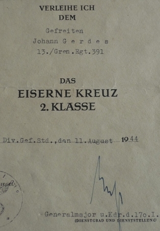 EKII 1939 with document!!!! Opinions needed