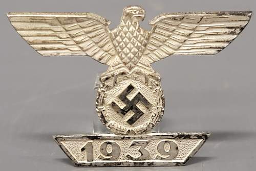 1939 Spange zum Eisernen Kreuzes 1.Klasse