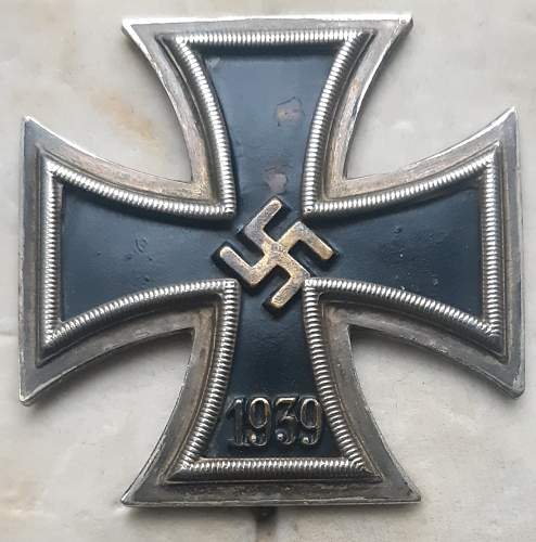 New Eisernes Kreuz 1. Klasse mit Verleihungsschatulle