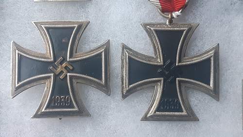 New Eisernes Kreuz 1. Klasse mit Verleihungsschatulle