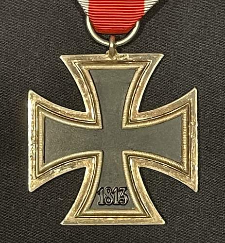 Eisernes Kreuz 2. Klasse C.E. Juncker L/12 with &quot;Common Frame&quot;