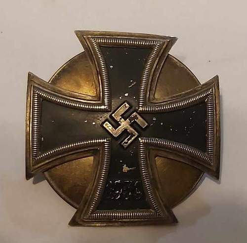 Eisernes Kreuz 1. Klasse Schraubscheibe