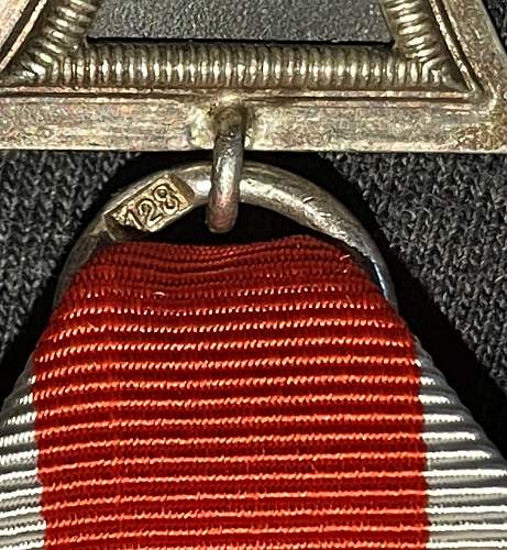 1939 Eisernes Kreuz 2. Klasse S. Jablonski Posen maker marked &quot;128&quot;