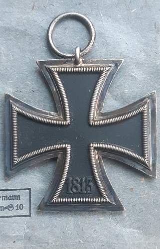 New addition for the Eisernes Kreuz 2. Klasse Ryker Cases: Unmarked Wiedmann with Tüte