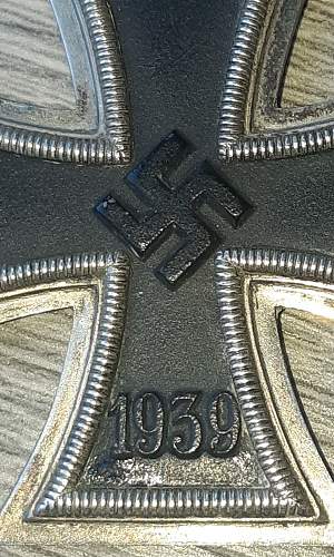 New Eisernes Kreuz 2. Klasse Otto Schickle L/15 ohne Pünze