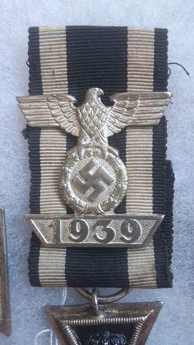 1939 Spange zum Eisernen Kreuzes 2er Klasse 1914 L/11 Deumer