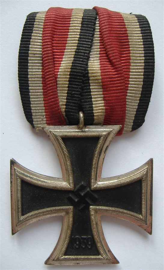 1813  am Band 2.Klasse EK II Schinkelform Eisernes Kreuz 