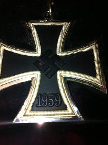 &quot;Ritterkreuz&quot;Knight's Cross of the Iron Cross .... Opininions needed Please