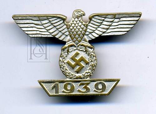 1939 Bar to the Eisernes Kreuz EKII