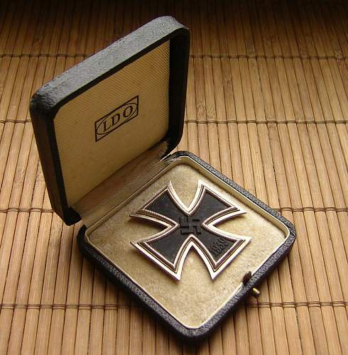 Iron Cross First Class Cased