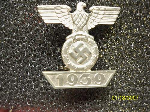 '39 spange 2nd class id