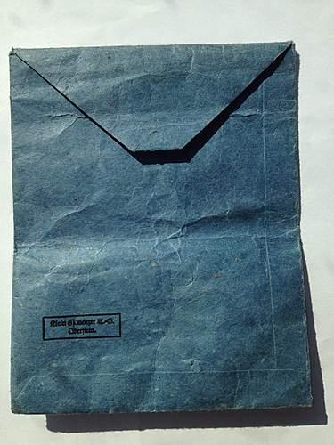 Envelope for EKII Klein &amp; Quenzer marked