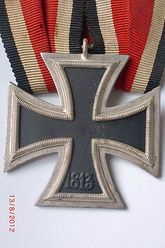 Eisernes Kreuz 2. klasse mm '93' parade mounted