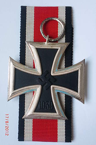 Eisernes Kreuz 2. klasse LDO marked Deumer