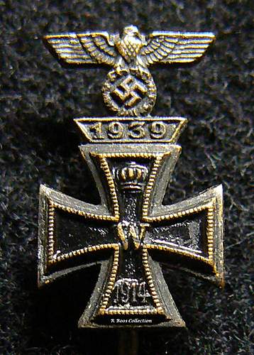 Eisernes Kreuz 1. Klasse &amp; Spange combo Pin