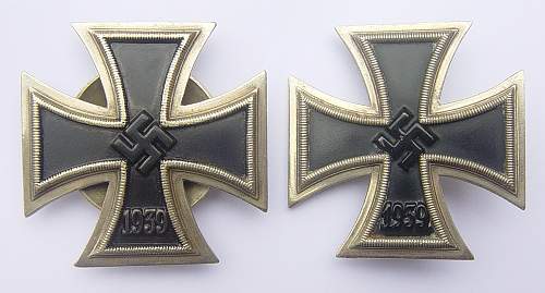 Eisernes Kreuz 1st Class 1939 by Paul Meybauer, Berlin.