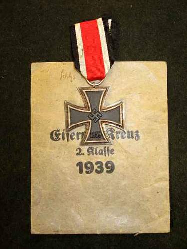 Ww2 Iron cross 2nd class - real?