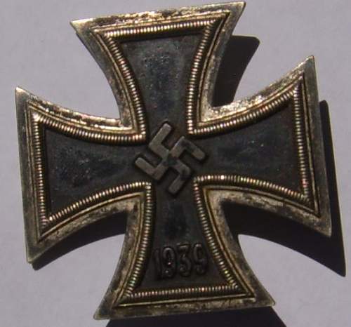 Eisernes Kreuz 1. Klasse marked 15