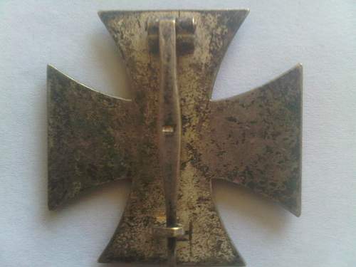 Eisernes Kreuz 1. Klasse marked 15