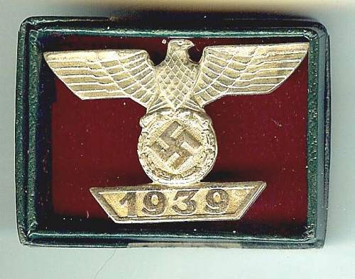 bar to the Iron cross 1 st class