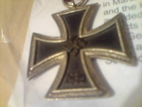 Iron Cross second class Vet story.