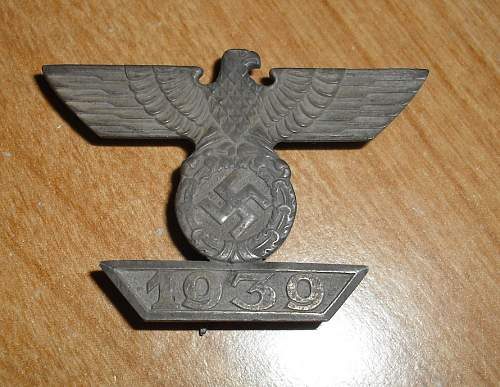 German Iron Cross 1st Class EK1 + Spange Set OPINIONS PLEASE!