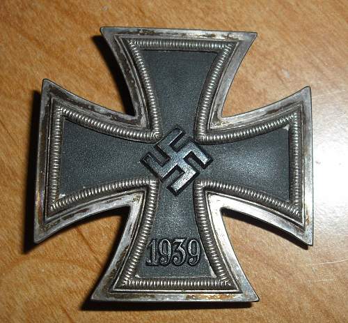 German Iron Cross 1st Class EK1 + Spange Set OPINIONS PLEASE!