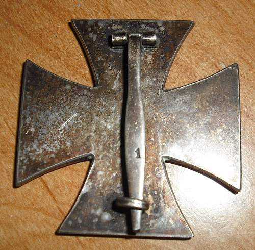 German Iron Cross 1st Class EK1 + Spange Set OPINIONS PLEASE!