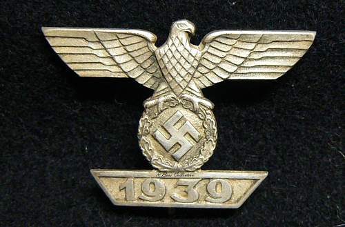 1939 Spange zum Eisernen Kreuzes 1er Klasse 1914, Unknown maker I