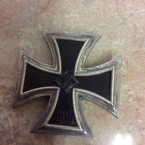 Eisernes Kreuz 1. Klasse  real or fake?
