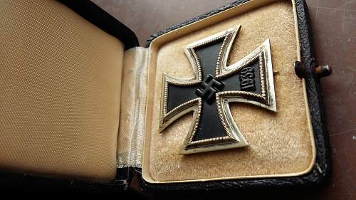 Cased Eisernes Kreuz 1. Klasse