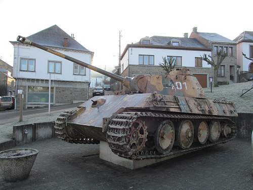 Ardennes,Houfflaize Panther Tank Ausf. G,