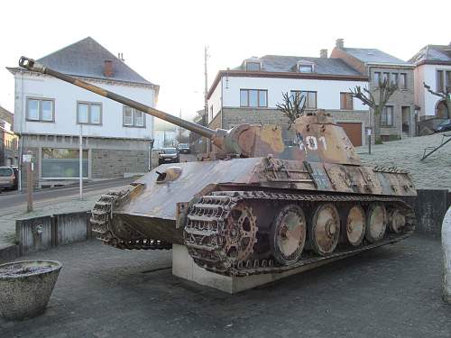 Ardennes,Houfflaize Panther Tank Ausf. G,