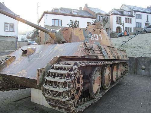 Ardennes,Houfflaize Panther Tank Ausf. G,