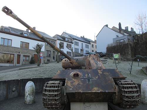 Ardennes,Houfflaize Panther Tank Ausf. G,