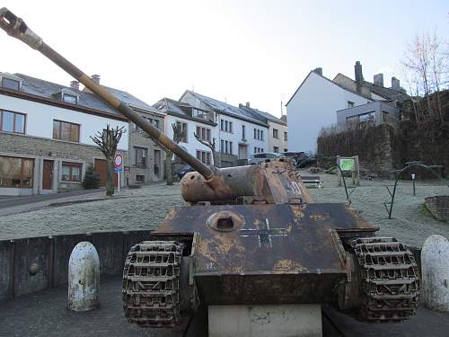 Ardennes,Houfflaize Panther Tank Ausf. G,