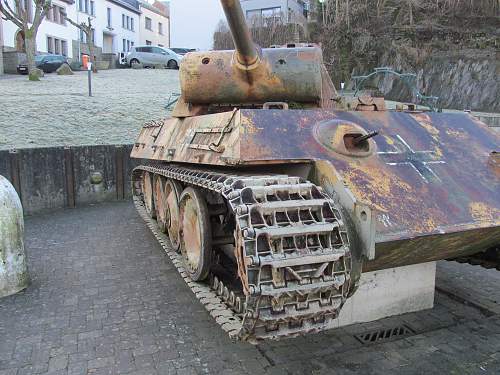 Ardennes,Houfflaize Panther Tank Ausf. G,