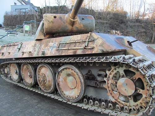 Ardennes,Houfflaize Panther Tank Ausf. G,