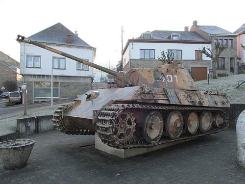 Ardennes,Houfflaize Panther Tank Ausf. G,