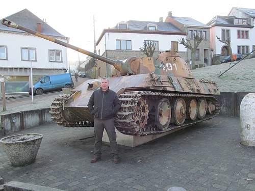 Ardennes,Houfflaize Panther Tank Ausf. G,