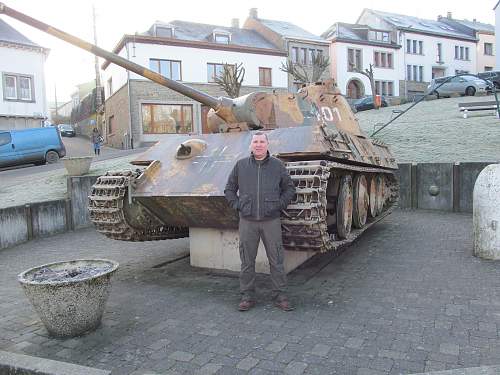 Ardennes,Houfflaize Panther Tank Ausf. G,